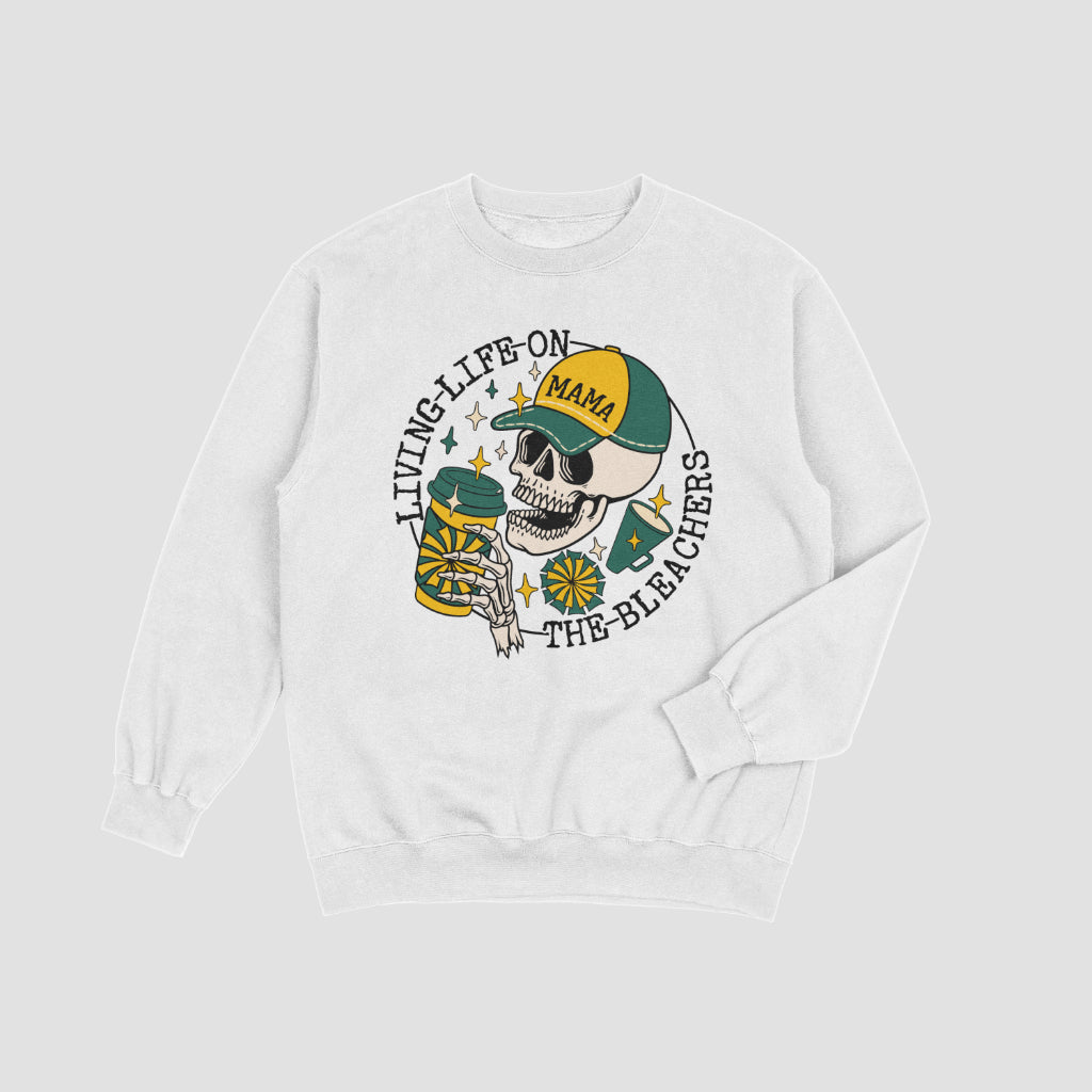 Mama on the Bleachers Cheer Crewneck Sweater